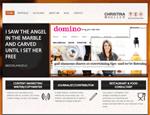 Tablet Screenshot of christinamueller.com